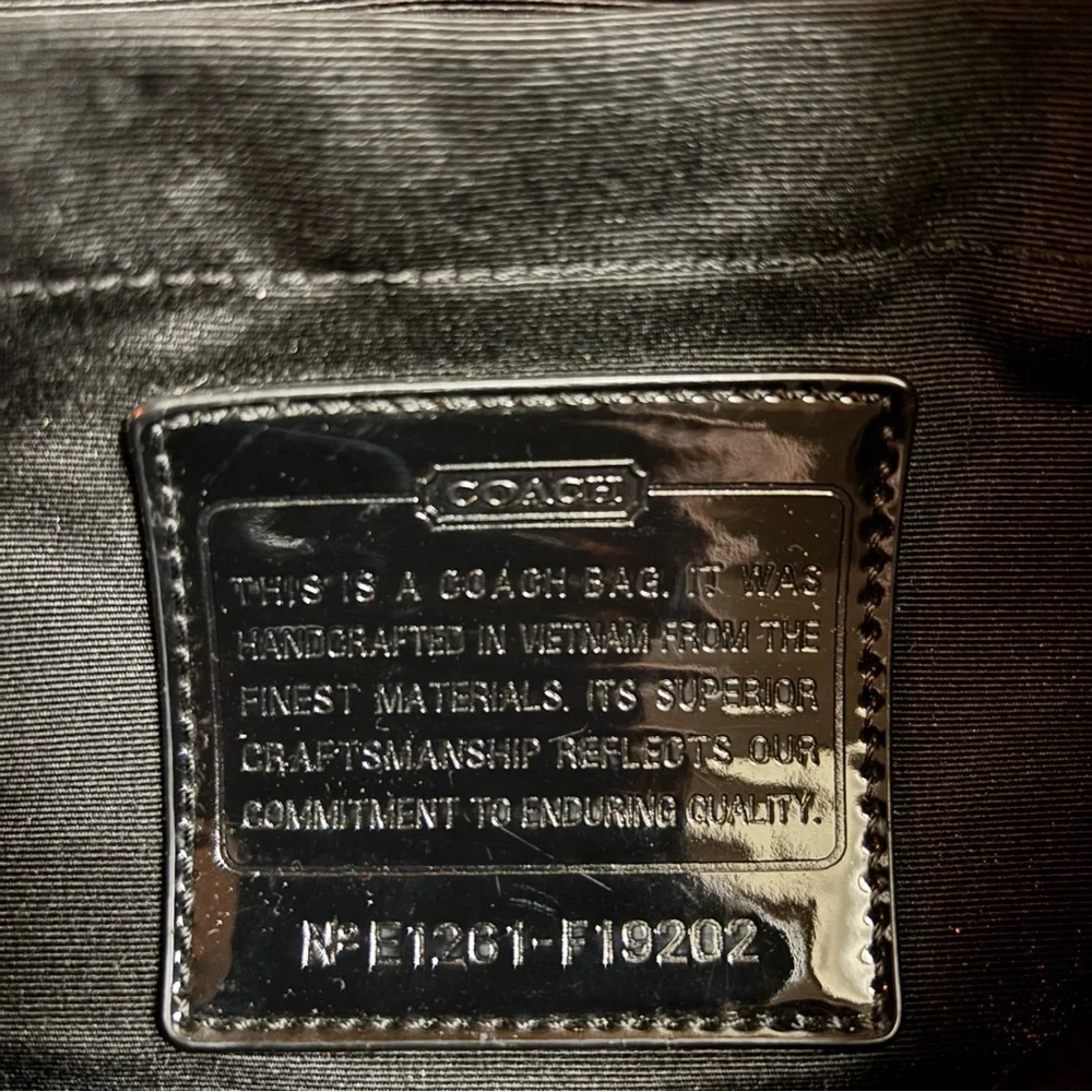 Coach Signature Extra Large Diaper Bag